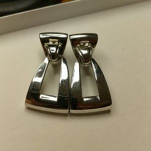 💖 Vintage Givenchy Silver Earrings Paris New York